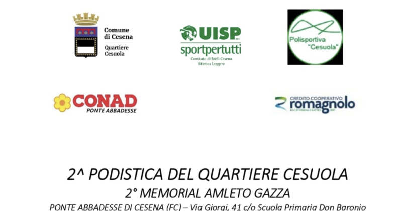 2^ PODISTICA DEL QUARTIERE CESUOLA